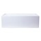 Alfi Brand 30" White Smooth Apron Solid Thick Wall Fireclay Sgl Bowl Farm Sink AB3018SB-W - alternate 8